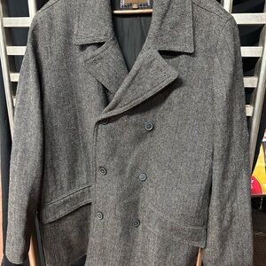 Merona Charcoal Double-Breasted Pea Coat